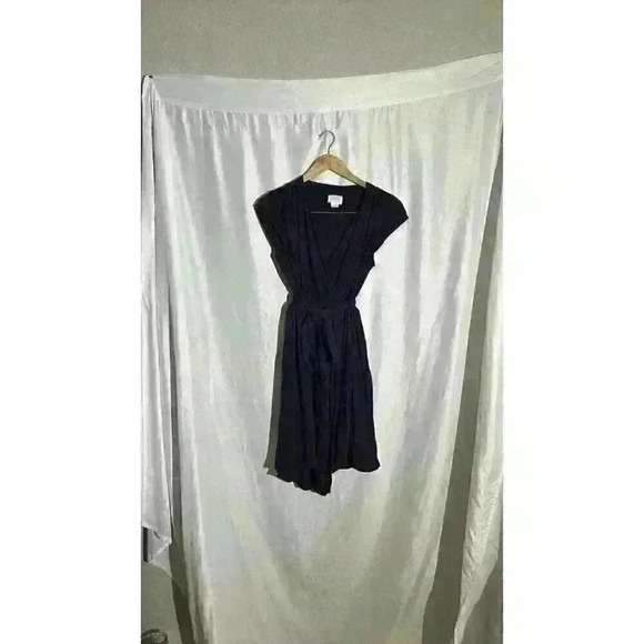 ANTHROPOLOGIE MAEVE SMALL NORONHA WRAP DRESS PURPLE FLOWY CAP SLEEVE EXQUISITE - Picture 7 of 10